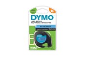 Papier, Fotopapier und Etiketten - DYMO LetraTag Etikettenband | schwarz auf blau | 12 mm x 4 m - S0721650