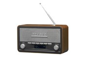 DAB, Netzwerk und Radiowecker - DENVER DAB-18 - clock radio - Bluetooth - DAB/DAB+/FM - Stereo - Braun - DAB-18