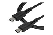 USB Kabel - StarTech.com 2 m / 6.6ft. USB C Cable - Black - Aramid Fiber - USB-C cable - 2 m - RUSB2CC2MB
