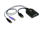 Repeater & Transceiver - ATEN KA7169 USB DisplayPort Virtual Media KVM Adapter with Smart Card Support - KA7169-AX
