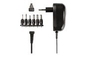 Handys - Adapter und Ladegeräte - Nedis Universal AC Power Adapter - 12 W | 3 - 12 V DC | 1.80 m | 2.0 A | 6 plug(s) - ACPA001