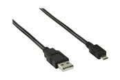 USB Kabel - Nedis USB cable - 5 m - CCGP60500BK50