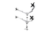 Monitorhalterung - StarTech.com Quad Monitor Mount - Premium - For up to 27" VESA Monitors - desk mount (adjustable arm) - ARMQUADPS