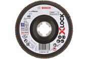 Winkelschleifer - Bosch LAMELSLIBESKIVE XLOCK SKRÅ BFM 125MM K40 - 2608621767