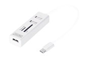 USB-Hubs - DIGITUS DA-70243 - hub - 3 ports USB-Hubs - 3 - Weiß - DA-70243