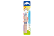 Hobby-Zubehör - Pelikan Borstenpinsel Pinsel S613F 8/10/12 auf Blister, reine Schweinsborsten, - 100401590