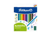 Hobby-Zubehör - Pelikan Buntstifte sechseckige Holzstifte Packung mit 24 Farben - 100401615