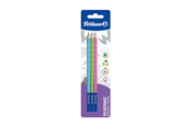 Hobby-Zubehör - Pelikan Bleistifte SILVERINO, HB, 3 Stück auf Blisterkarte - 100401657