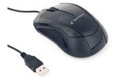 Maus - Gembird Wired optical mouse 3B-02 - Maus (Schwarz) - MUS-3B-02