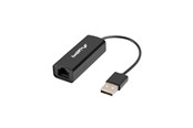 Netzwerkadapter (Netzkarte, Druckserver, u.s.w.) - Lanberg NC-0100-01 USB RJ45 Ethernet Adapter - NC-0100-01