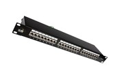 Netzwerkzubehör - Solarix patch panel with cable management - 1U - SX24-6-STP-BK