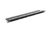 Netzwerkzubehör - Lanberg PPU5-0024-B - patch panel - 0.5U - 19" - PPU5-0024-B