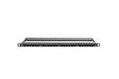 Netzwerkzubehör - Lanberg PPU6-0024-B Patch Panel 24-Port 0.5U 19" Cat6 Black - PPU6-0024-B