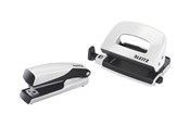 Locher und Tacker - Leitz NeXXt WOW Set Mini-Heftgerät und -Locher Weiß - 55612001
