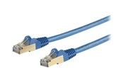 Netzwerk - Kabel - StarTech.com 10m CAT6a Ethernet Cable - Blue RJ45 Shielded Cable Snagless - patch cable - 10 m - blue - Blau - 10m - 6ASPAT10MBL