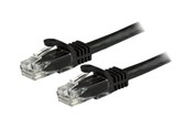 Netzwerk - Kabel - StarTech.com 7.5 m CAT6 Cable - Black Patch Cord - Snagless - ETL Verified - patch cable - 7.5 m - black - Schwarz - 7.5m - N6PATC750CMBK