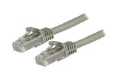 Netzwerk - Kabel - StarTech.com 7.5 m CAT6 Cable - Grey Patch Cord - Snagless - ETL Verified - patch cable - 7.5 m - grey - Grau - 7.5m - N6PATC750CMGR