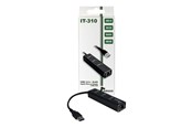 USB-Hubs - Inter-Tech Argus IT-310 USB-Hubs - 3 - Schwarz - 88885439