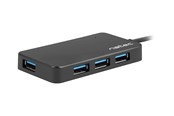 USB-Hubs - Natec MOTH - hub - 4 ports USB-Hubs - USB 3.2 - 4 - Schwarz - NHU-1342