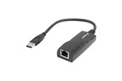 Netzwerkadapter (Netzkarte, Druckserver, u.s.w.) - Lanberg NC-1000-01 USB 3.0 RJ45 1G Ethernet Adapter - NC-1000-01