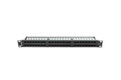 Netzwerkzubehör - Lanberg PPU6-1048-B 48-Port 1U 19" Cat.6 UTP Patch Panel Black - PPU6-1048-B