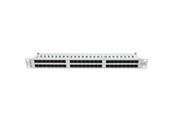 Netzwerkzubehör - Lanberg PPU6-1048-S 48-Port Patch Panel 1U 19" Cat6 Grey RAL7035 - PPU6-1048-S
