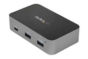 USB-Hubs - StarTech.com 3-Port USB-C Hub with LAN Port - 10Gbps - 2xA & 1xC - Powered - hub - 3 ports USB-Hubs - 3 - Grau - HB31C2A1CGS
