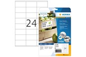 Papier, Fotopapier und Etiketten - HERMA Power-Etiketten A4, 70 x 36 mm, weiß, extrem stark haftend, aus Papier - 10905