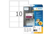 Papier, Fotopapier und Etiketten - HERMA Wetterfeste Versandetiketten A4, 99,1 x 57 mm, weiß, aus Folie, extrem stark haftend - 8330