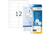 Papier, Fotopapier und Etiketten - HERMA Namens-Einsteckschilder, A4, 75 x 40 mm, weiß, aus Karton, nicht klebend - 9010
