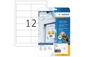 Papier, Fotopapier und Etiketten - HERMA Wetterfeste Folien-Etiketten A4, 97,0 x 42,3 mm, weiß, wiederablösbar - 4574