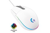Maus - Logitech G203 LIGHTSYNC - White - Gaming Maus (Weiß mit RGB) - 910-005797