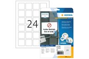 Papier, Fotopapier und Etiketten - HERMA Ablösbare Etiketten A4, 40 x 40 mm, weiß, quadratisch - 10108