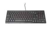 Tastaturen - DIGITUS US Tastatur für TFT-Konsolen - Tastatur - Englisch (US) - Schwarz - DS-72000US