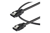 SATA Kabel - StarTech.com 0.3 m Round SATA Cable - Latching Connectors - 6Gbs SATA Cable - SATA cable - 30 cm - SATRD30CM