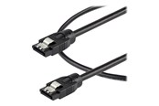 SATA Kabel - StarTech.com 0.6 m Round SATA Cable - Latching Connectors - 6Gbs SATA Cable - SATA cable - 60 cm - SATRD60CM