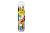 Utensilien zum Schreiben und Zeichnen - Staedtler Set Bleistift + Radierer  100 % PEFC - 61 120P1