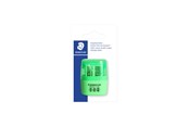 Utensilien zum Schreiben und Zeichnen - Staedtler D-hole tub sharpener neon green bc - 51260F50BK