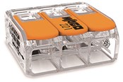 Anschlussausrüstung - WAGO splicing connector 3x0.5-6mm2 transparent - 221-613