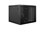 Rack-Gehäuse - Lanberg WF01-6609-10B - 9U - Wall Mount Rack Cabinet - WF01-6609-10B