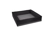 Spiele im Freien - Nordic Play Sandbox meshcover 120x120x20 cm black - 210-950
