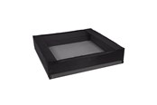 Spiele im Freien - Nordic Play Sankastennetz, 150 x 150 x 20 cm, Schwarz - 210-952