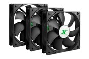 Gehäuselüfter - Inter-Tech Lüfter 120*120*25 IPC Fan Set 3xLüfter - Gehäuselüfter - 120mm - Schwarz - 88887289