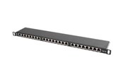 Netzwerkzubehör - Lanberg PPS5-0024-B - patch panel - 0.5U - 19" - PPS5-0024-B