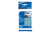 Papier, Fotopapier und Etiketten - Brother TZe RL34 12mm light blue/gold ribbon tape (4m) - TZERL34