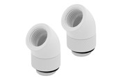 DIY Wasserkühlung - Corsair Hydro X Series 45° Rotary Adapter White - CX-9055007-WW