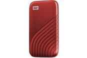SSD - SANDISK WD My Passport SSD - 2TB - Rot - Extern SSD - WDBAGF0020BRD-WESN