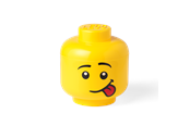 Kinderzimmer - LEGO Aufbewahrungskopf Groß, Gelb, Komisch - 40321726
