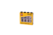Kinderzimmer - LEGO Minifiguren-Schaukasten für 8 minifiguren, schwarz - 40650003