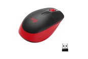 Maus - Logitech M190 Full-size Wireless Optical PC Mouse - Red - Maus (Rot) - 910-005908